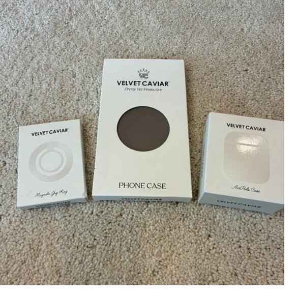 NEW Velvet Caviar Cashmere Taupe Magnetic Grip Ring Holder Popsocket - Picture 5 of 5